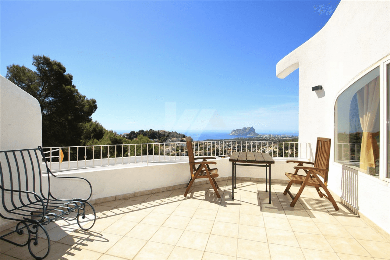 Villa vue mer à vendre à Benissa, Costa Blanca.