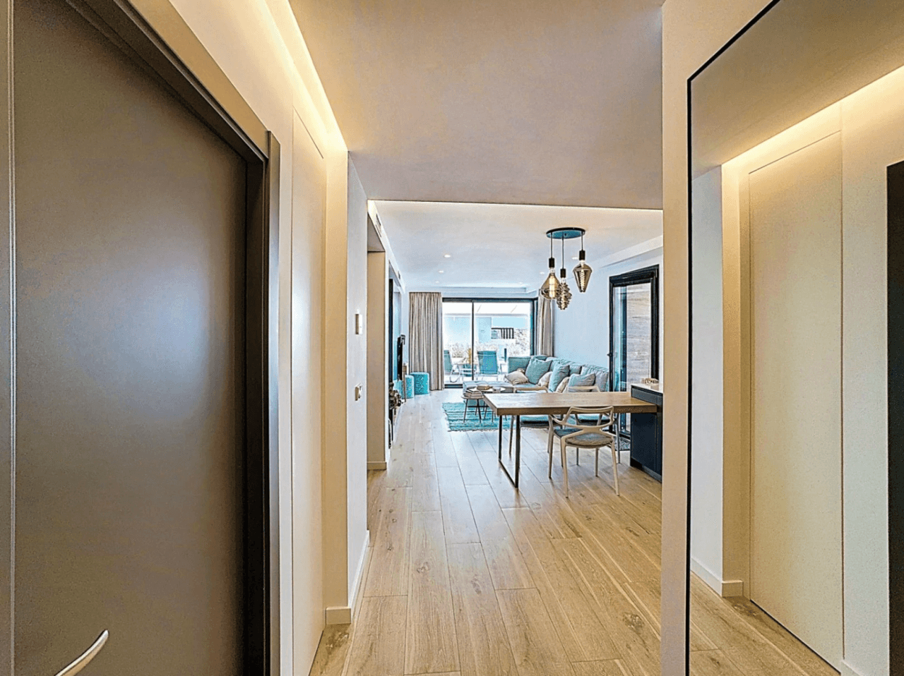 Impressionnant penthouse moderne à Cumbre del Sol avec vues panoramiques dans les Jardins de Montecala