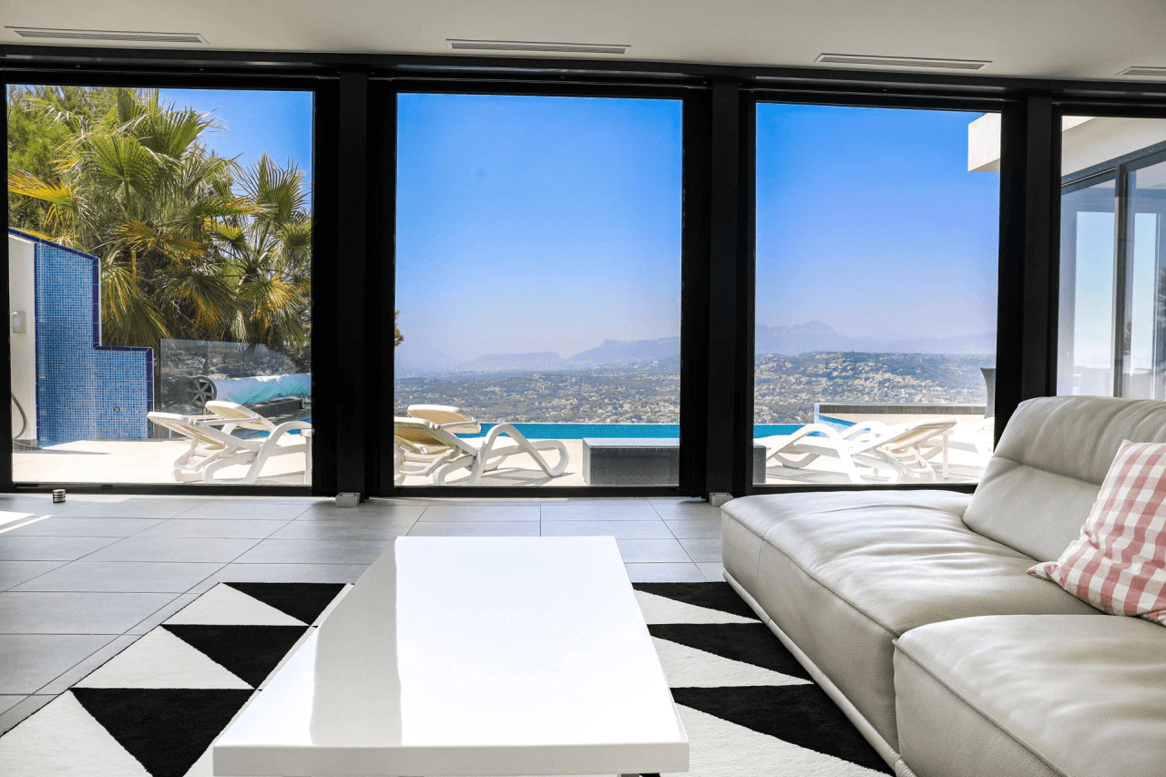 Villa moderne avec vue panoramique