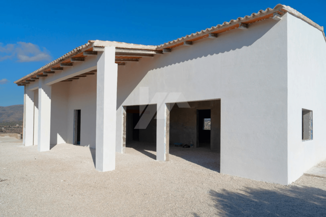 Finca en venta con vistas al mar en Benissa. Costa Blanca.