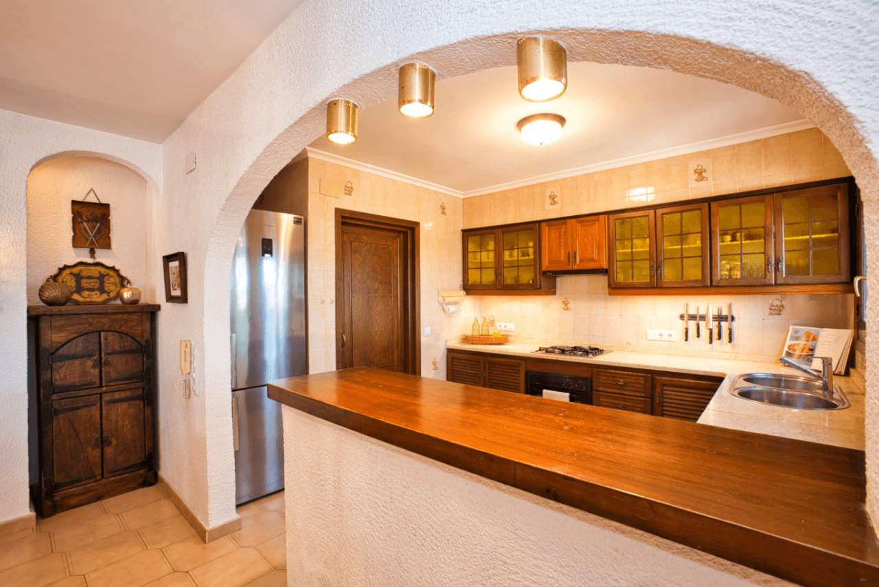 Villa traditionnelle avec vue sur la mer à vendre à Benissa