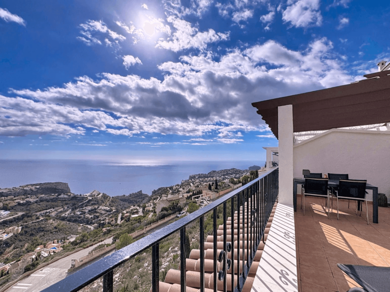 Cumbre del Sol appartement duplex avec vue sur la mer