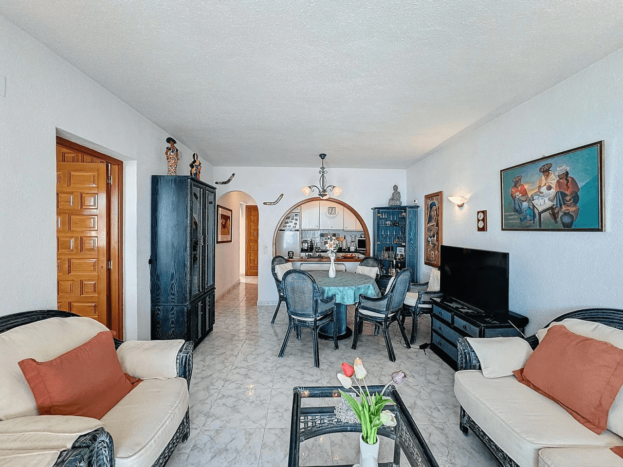Cumbre del Sol appartement avec des vues spectaculaires sur la mer à Pueblo Panorama
