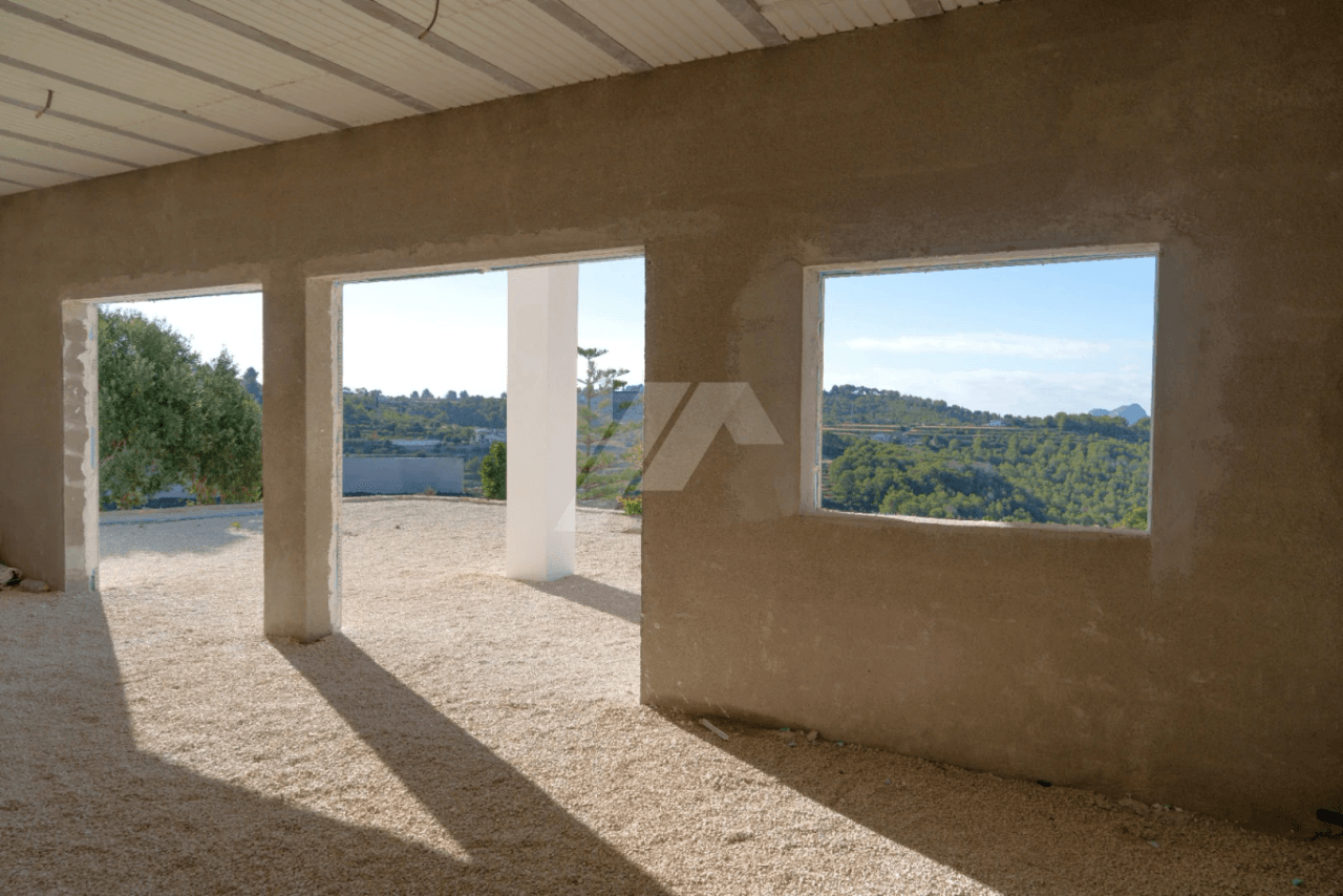 Finca en venta con vistas al mar en Benissa. Costa Blanca.