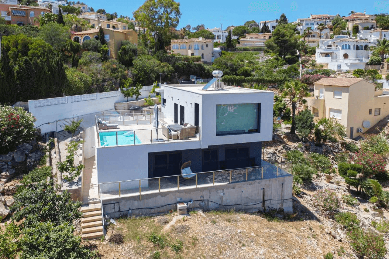 Cumbre del Sol Villa moderne avec vue sur la mer