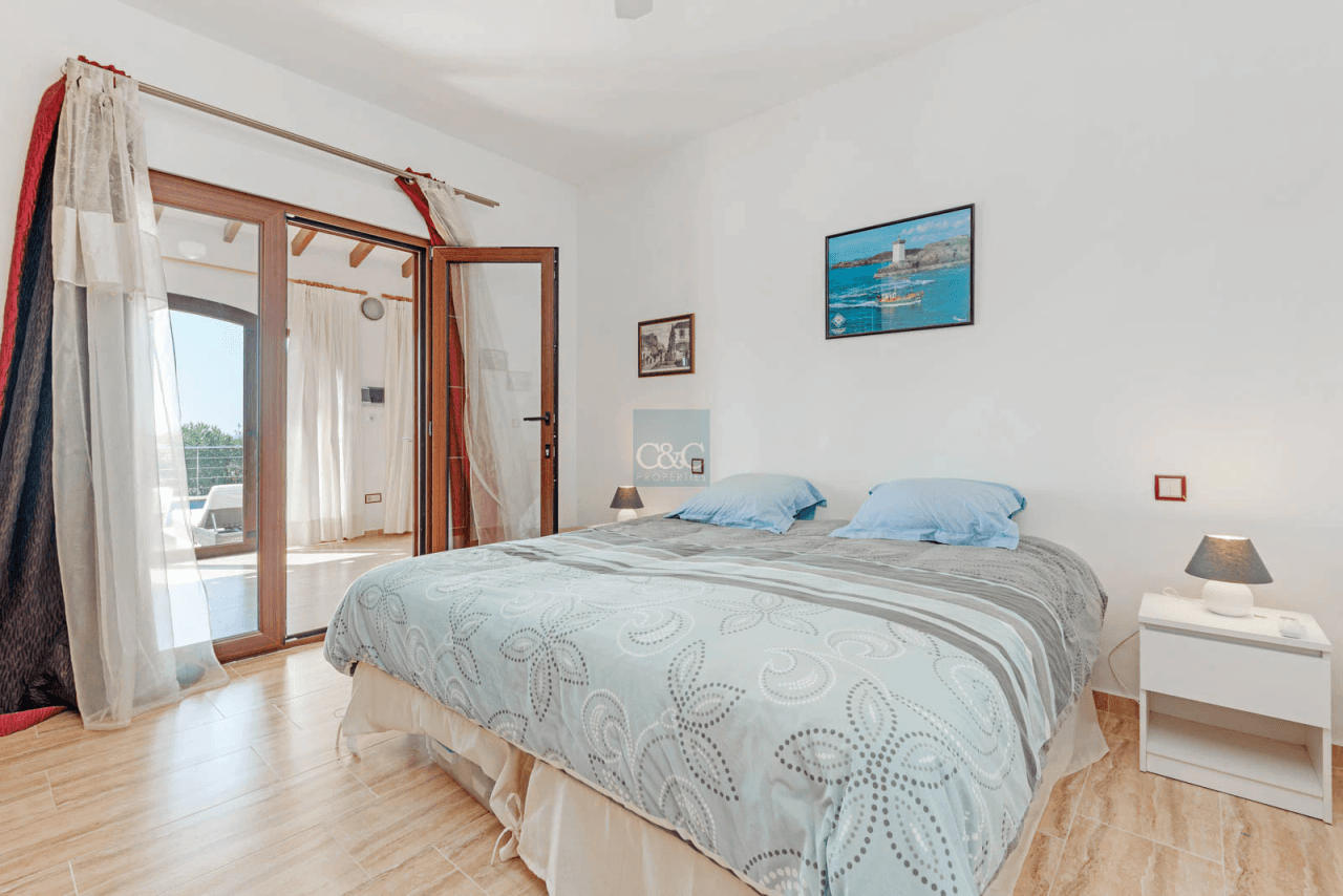 Villa avec vue sur la mer à 900m de la plage