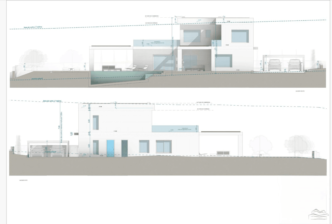 Terrain avec projet et permis à vendre à Pinosol - Javea