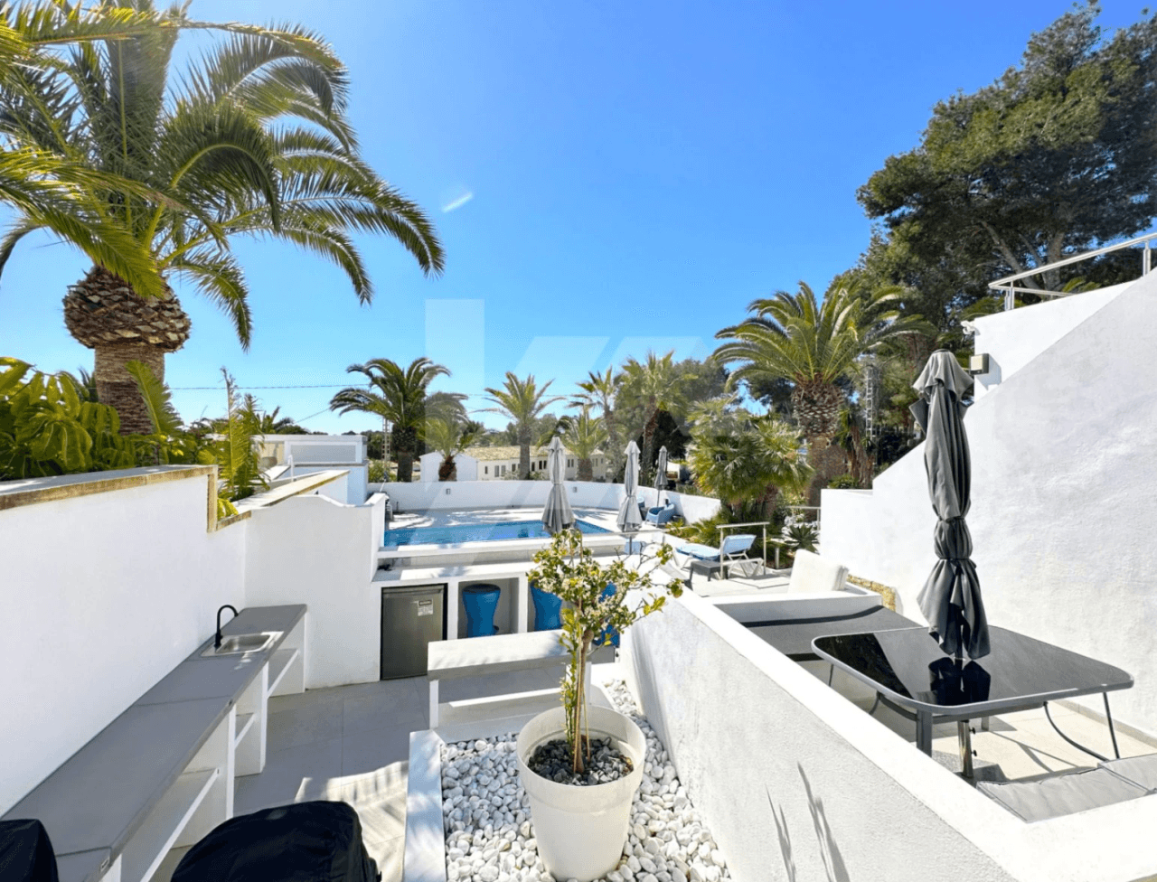 Villa avec vue sur la mer à vendre à Moraira, Costa Blanca.