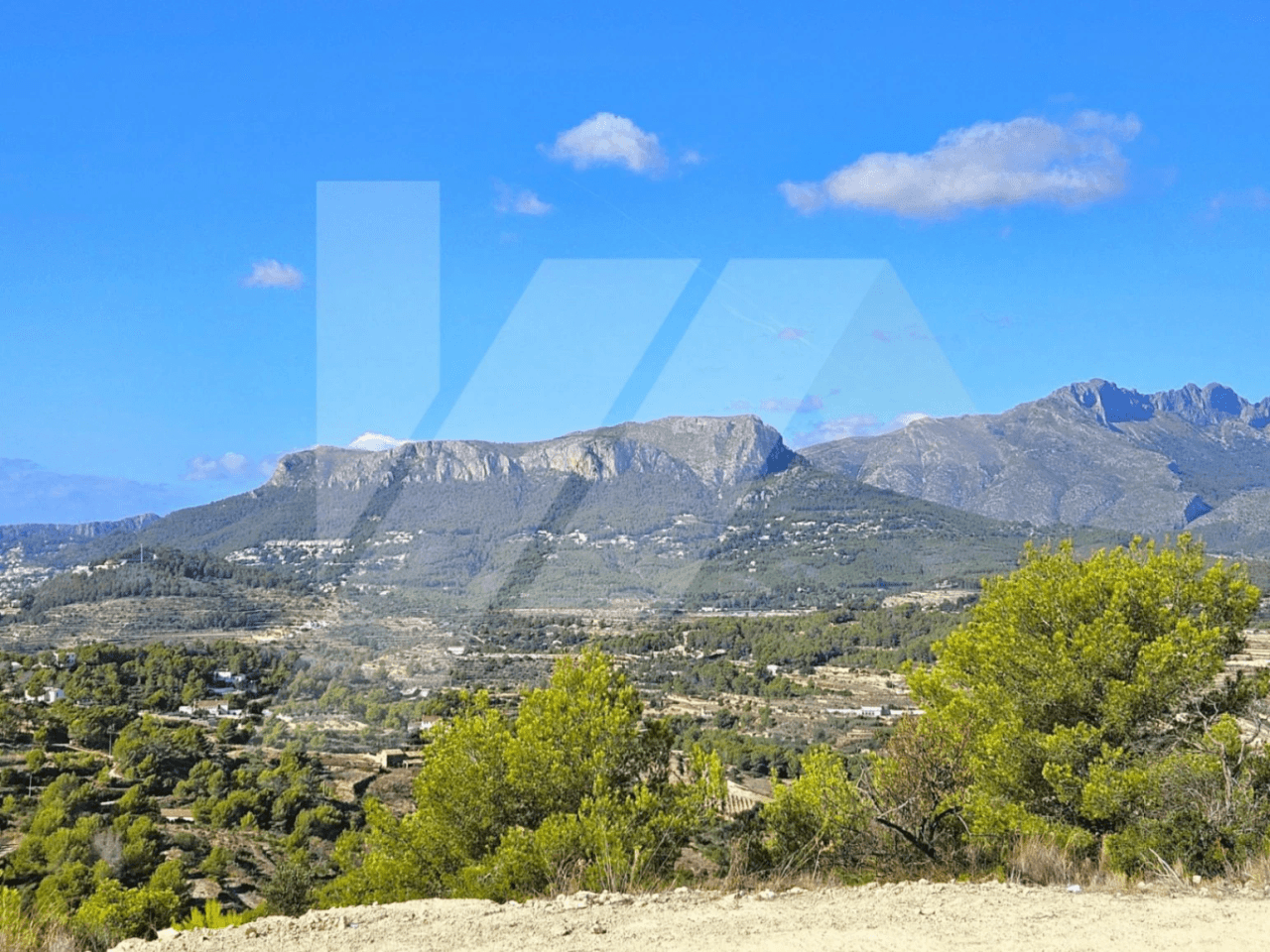Finca en venta con vistas al mar en Benissa. Costa Blanca.