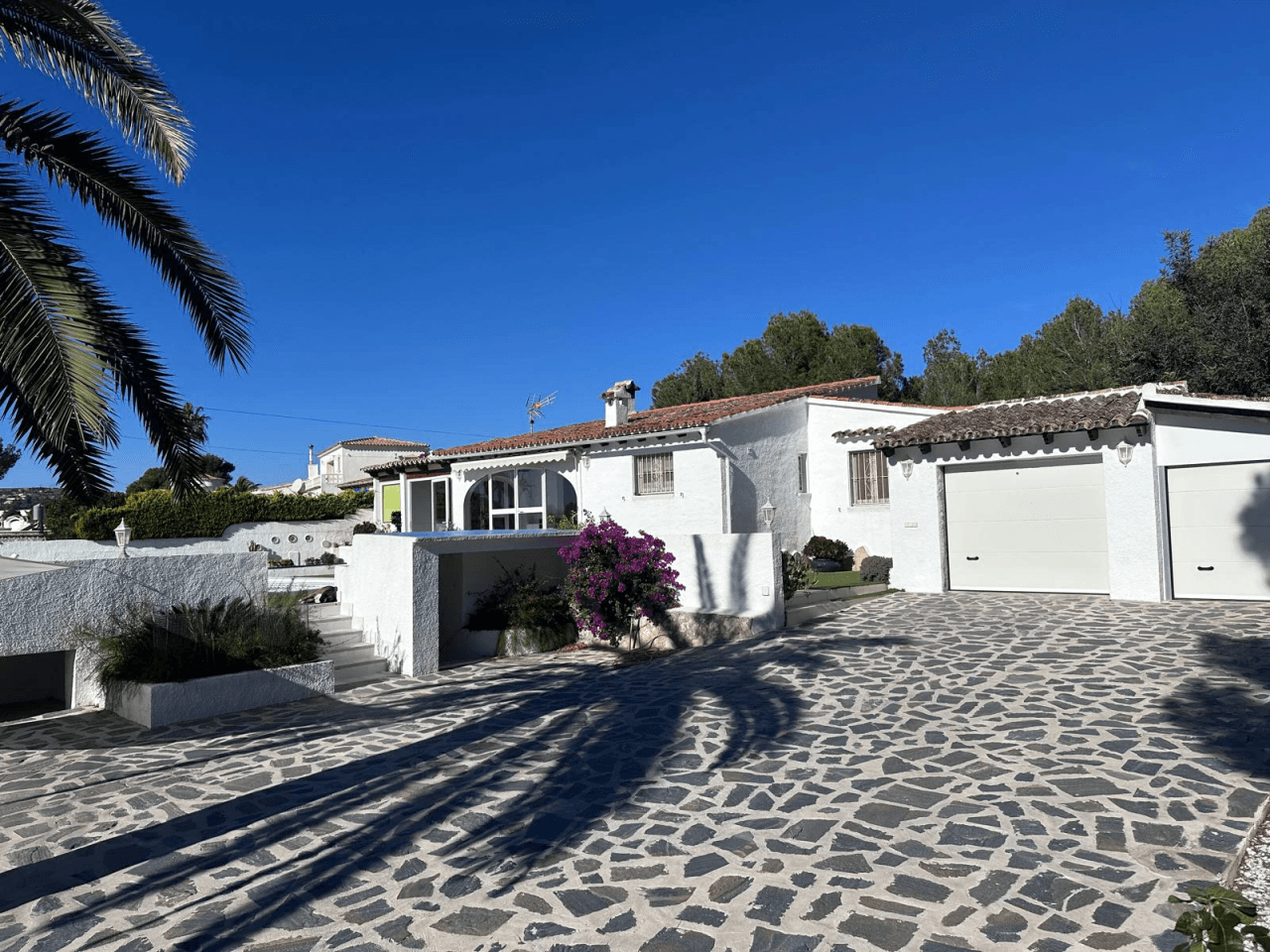 Villa de plain-pied avec vue sur la mer à vendre à La Sabatera, Moraira