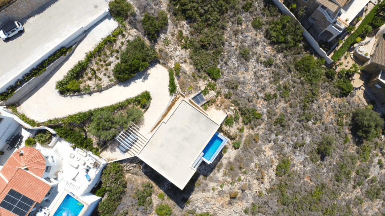 Villa moderne Cumbre del Sol avec vue sur la mer
