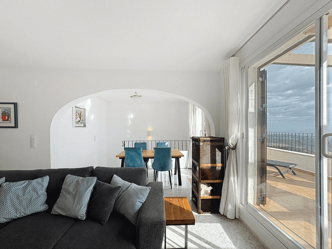 Cumbre del Sol appartement duplex avec vue sur la mer