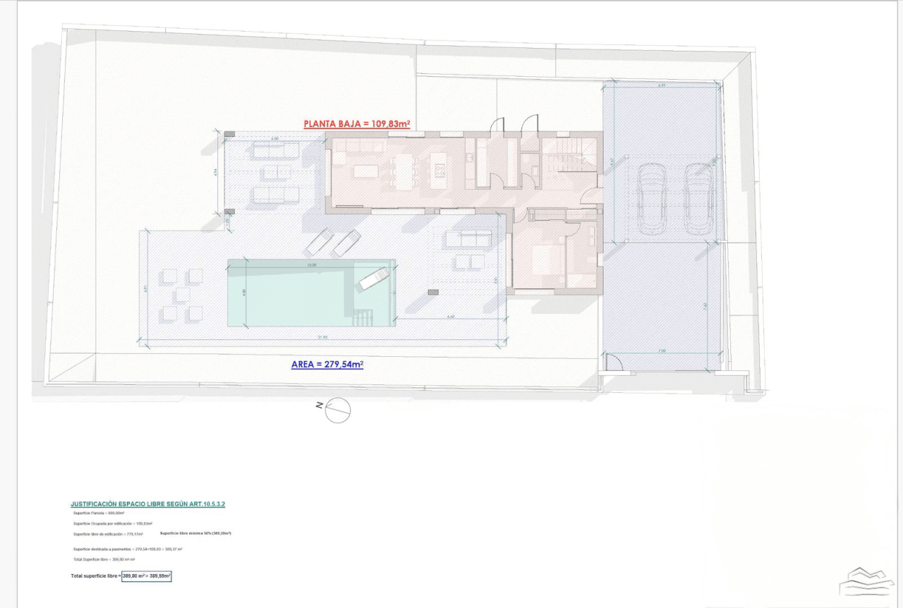 Terrain avec projet et permis à vendre à Pinosol - Javea