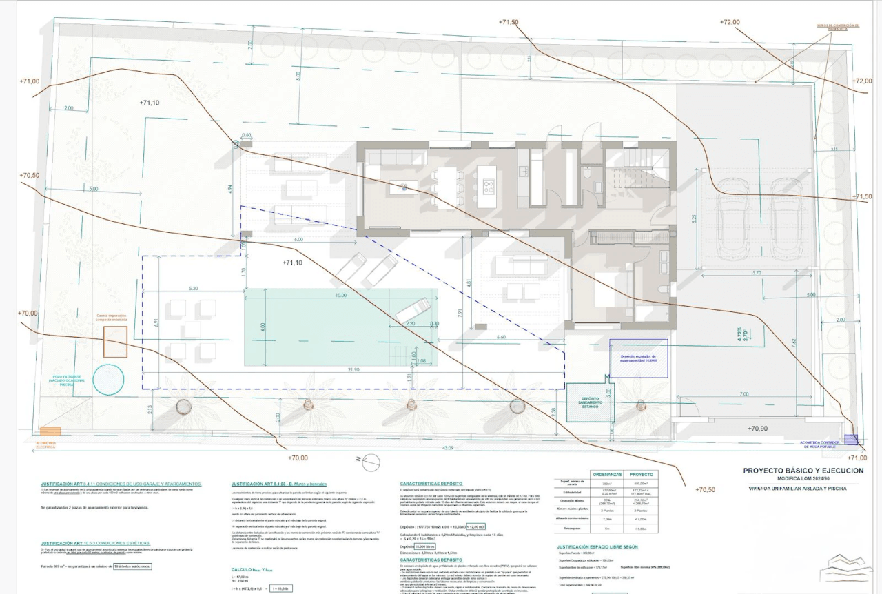 Terrain avec projet et permis à vendre à Pinosol - Javea
