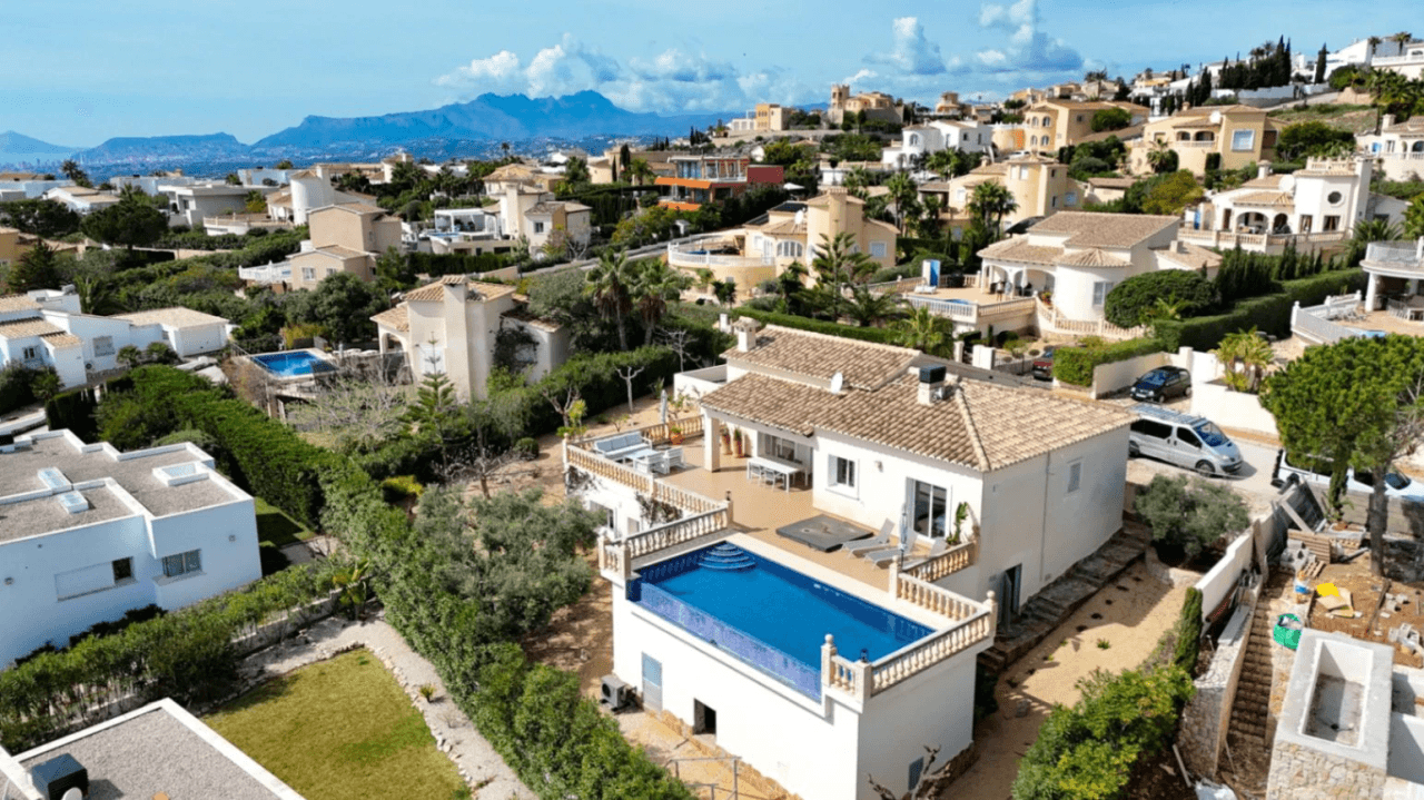 Cumbre del Sol, Villa avec vue sur la mer