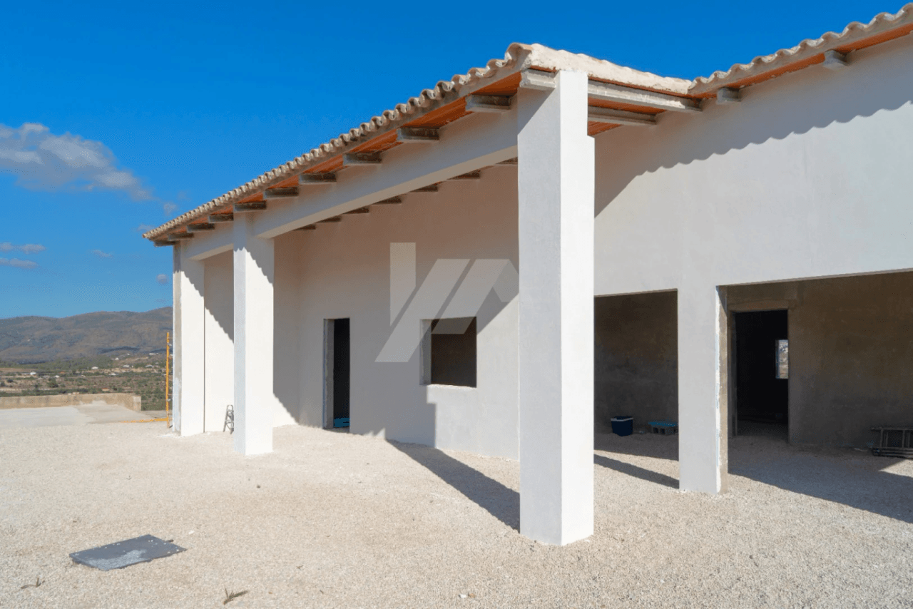 Finca en venta con vistas al mar en Benissa. Costa Blanca.