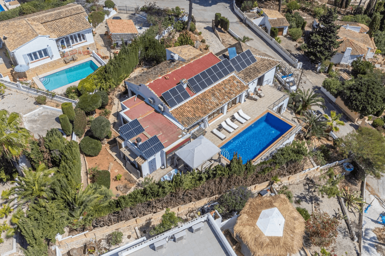 Villa avec vue sur la mer à 900m de la plage