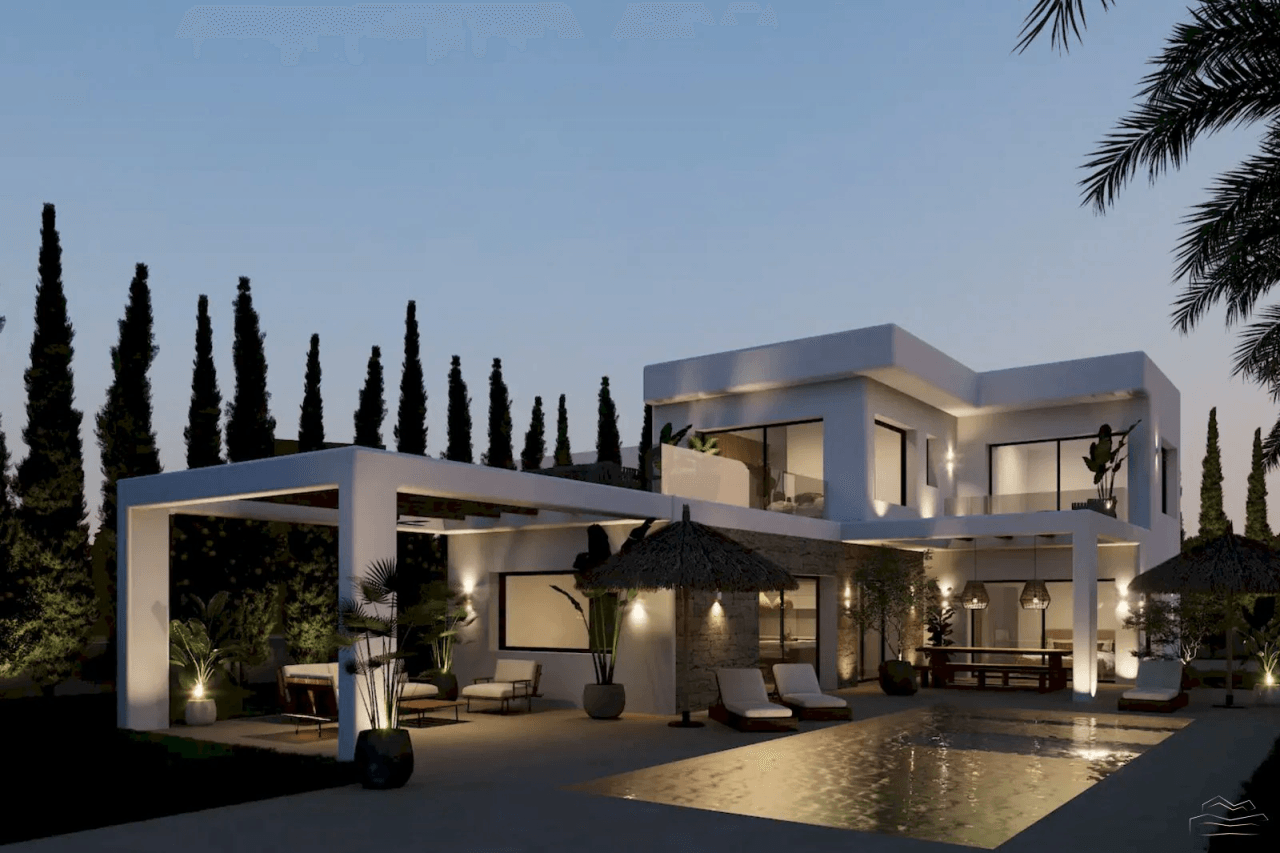 Terrain avec projet et permis à vendre à Pinosol - Javea
