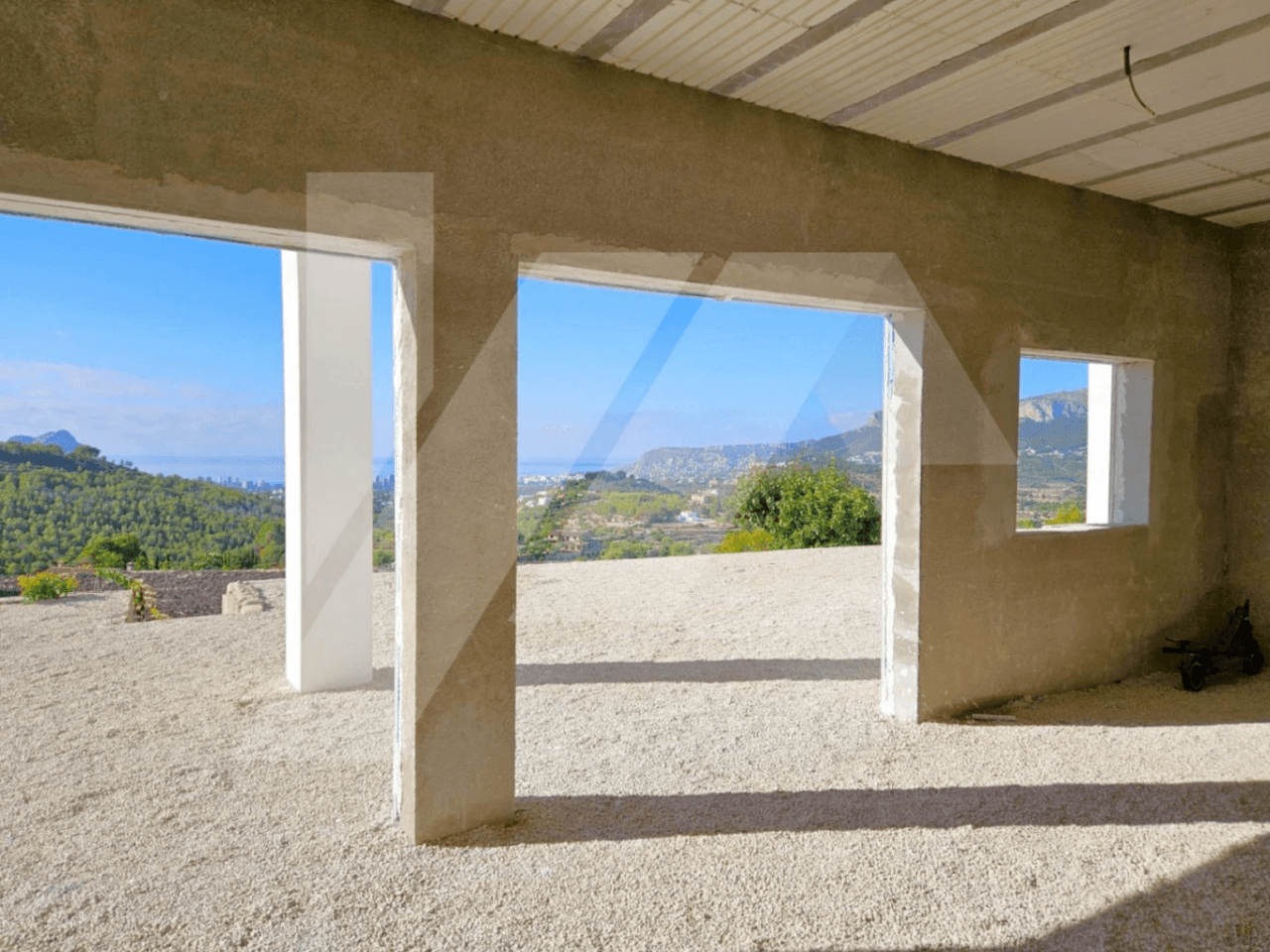 Finca en venta con vistas al mar en Benissa. Costa Blanca.