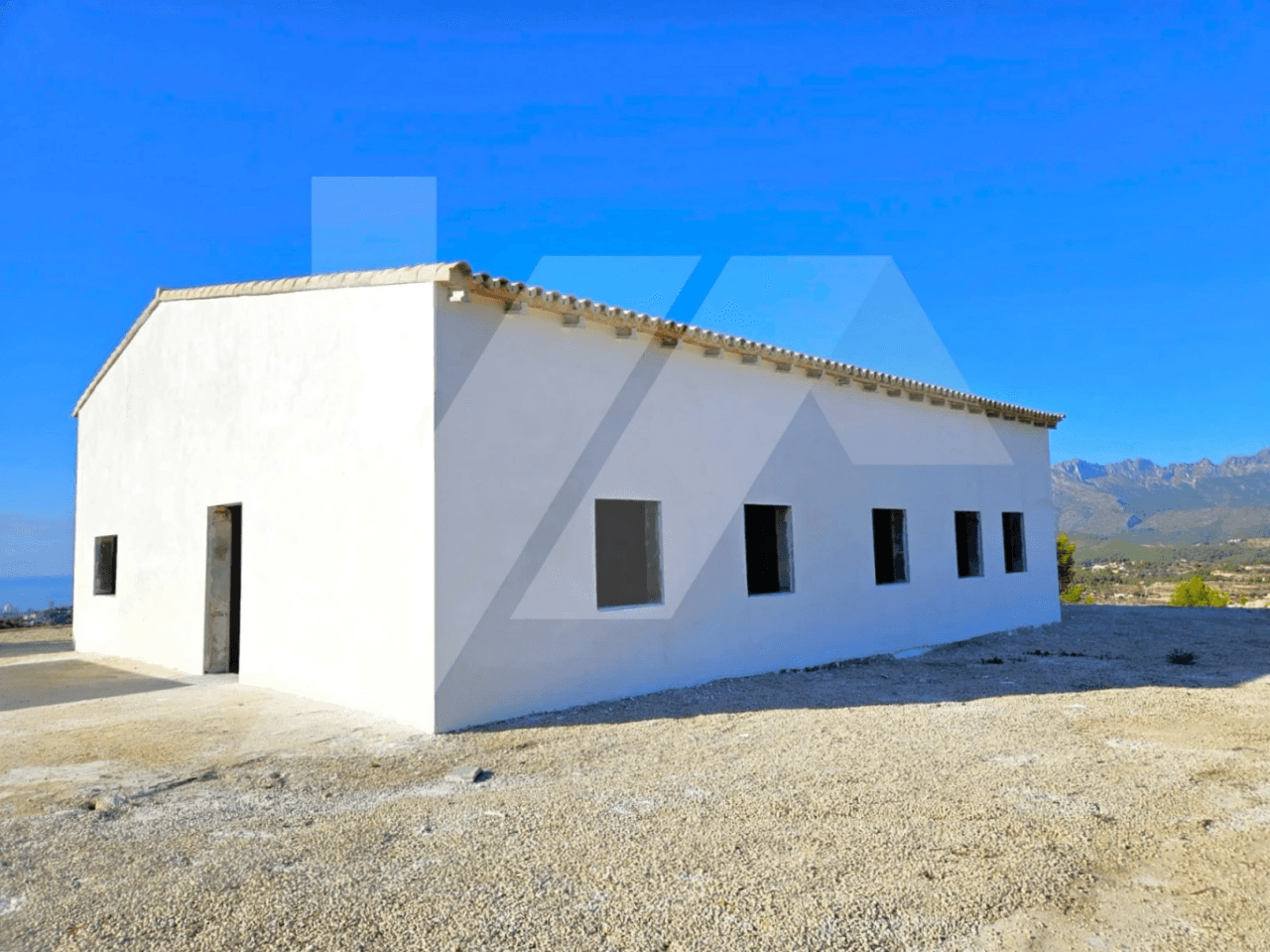 Finca en venta con vistas al mar en Benissa. Costa Blanca.