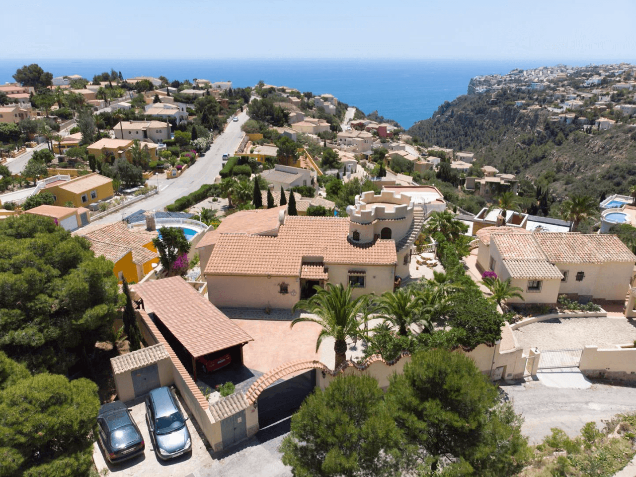 Villa avec vue sur la mer et piscine privée
