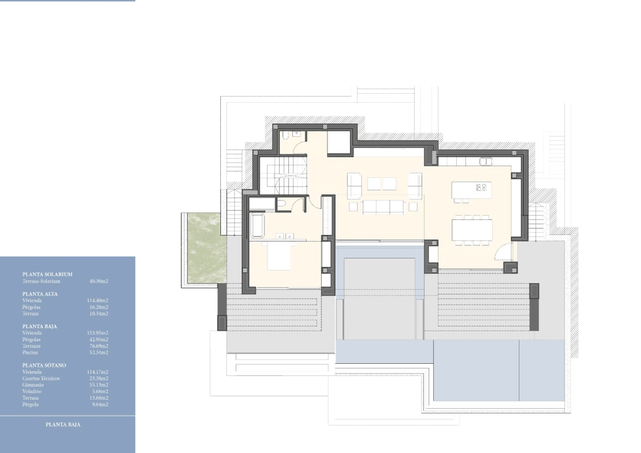 Chalet moderne à vendre avec 4 chambres à Granadella Jávea