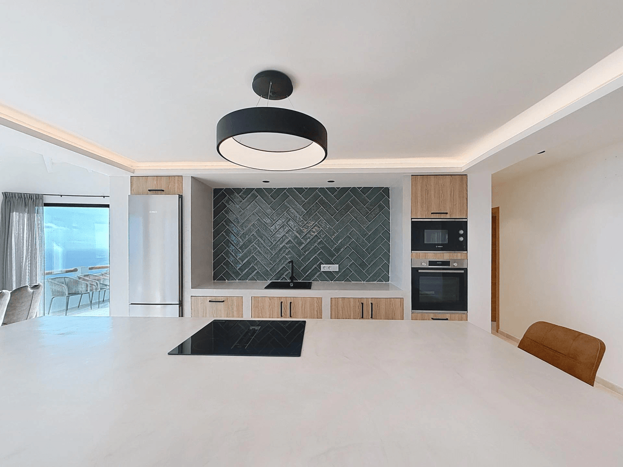 Villa rénovée Cumbre del Sol avec vues panoramiques sur la mer