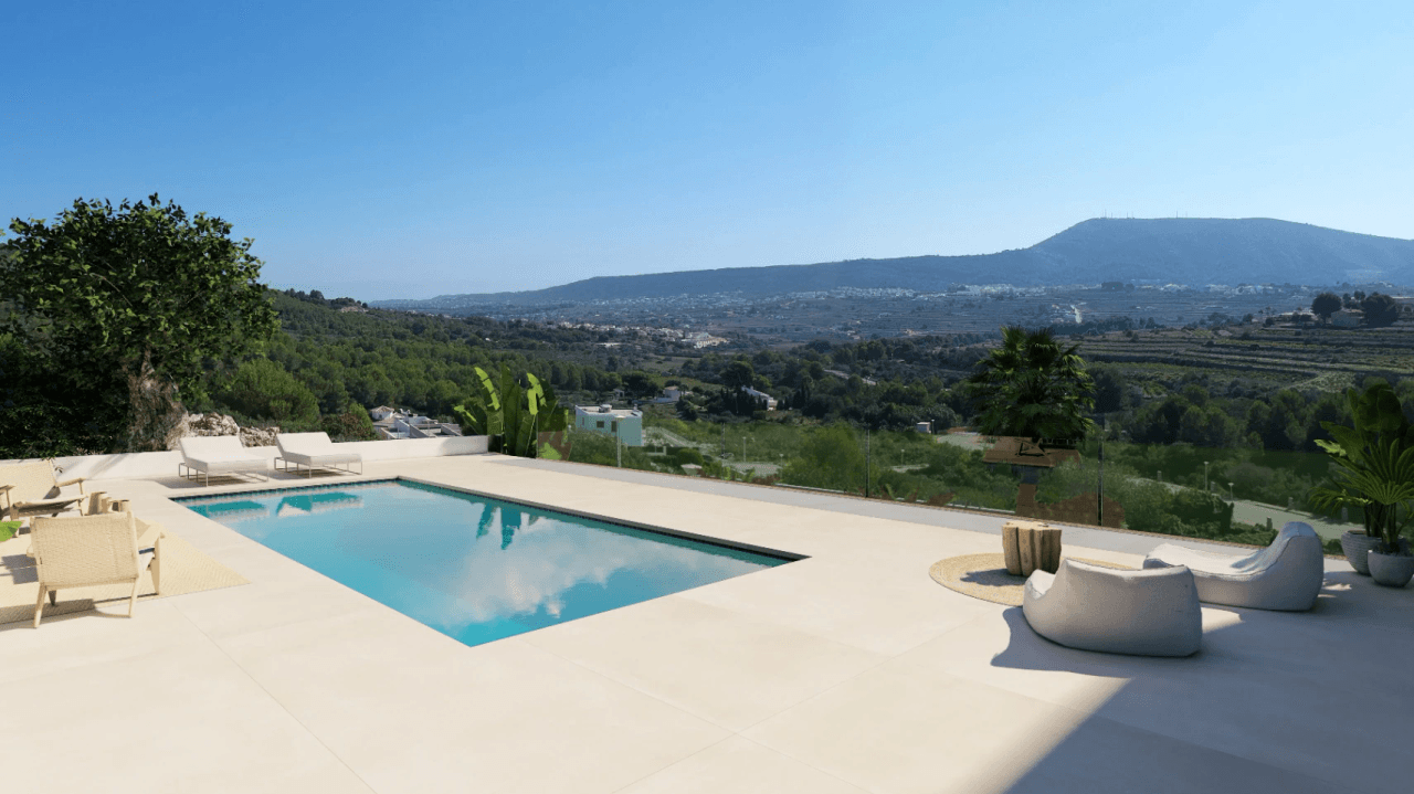 Villa moderne de 3 chambres avec piscine à Benitachell