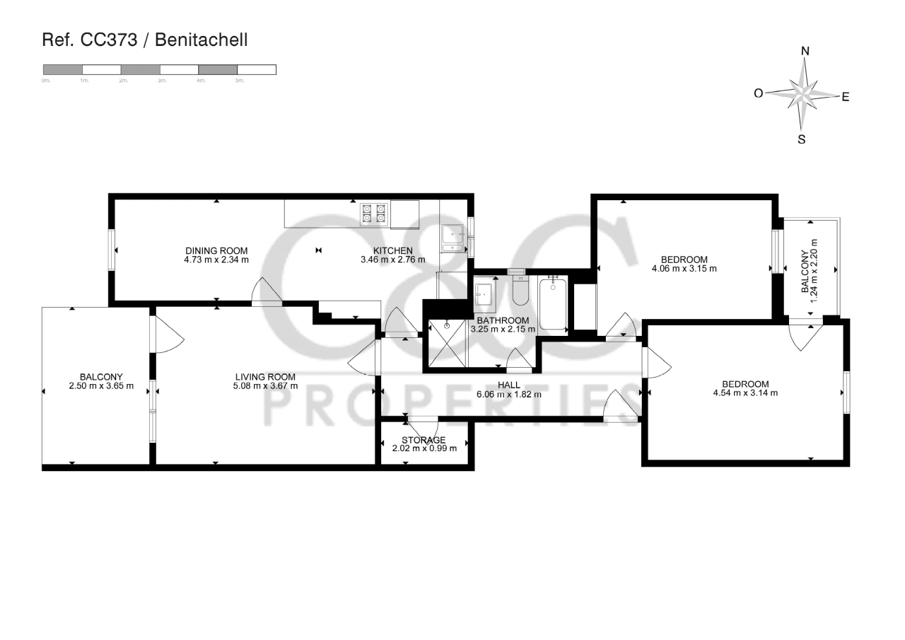 Appartement à vendre de 2 chambres à Benitachell, Alicante