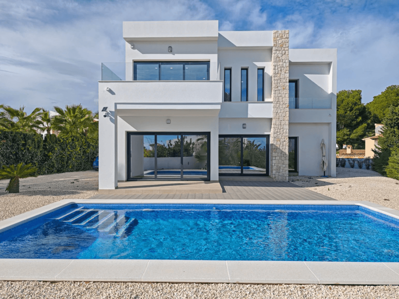 Villa moderne à La Fustera : 3 chambres et piscine privée