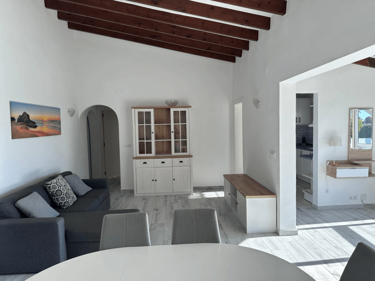 Villa de plain-pied avec vue sur la mer à vendre à Moraira