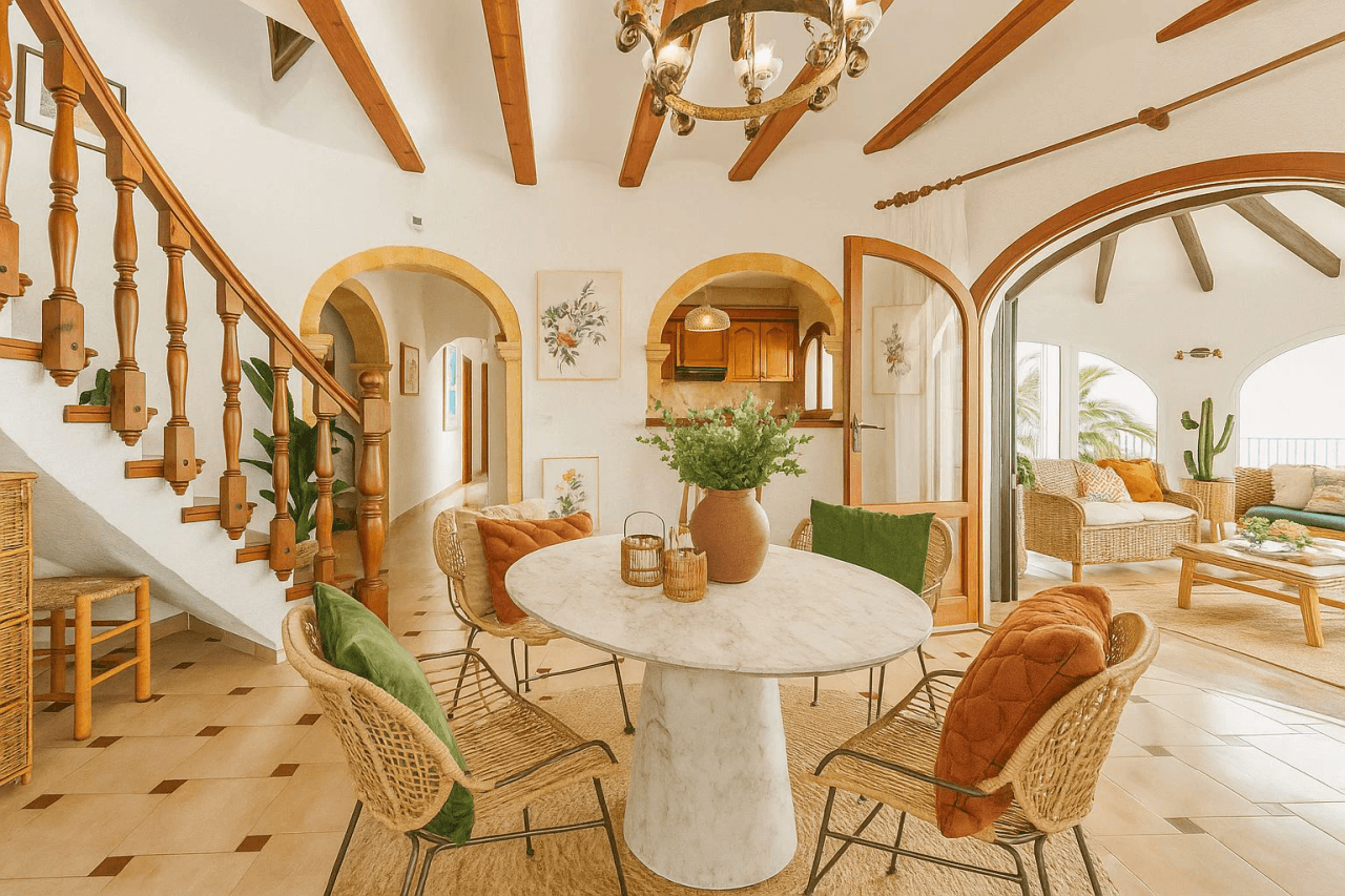 Villa avec un grand terrain à vendre à Moraira