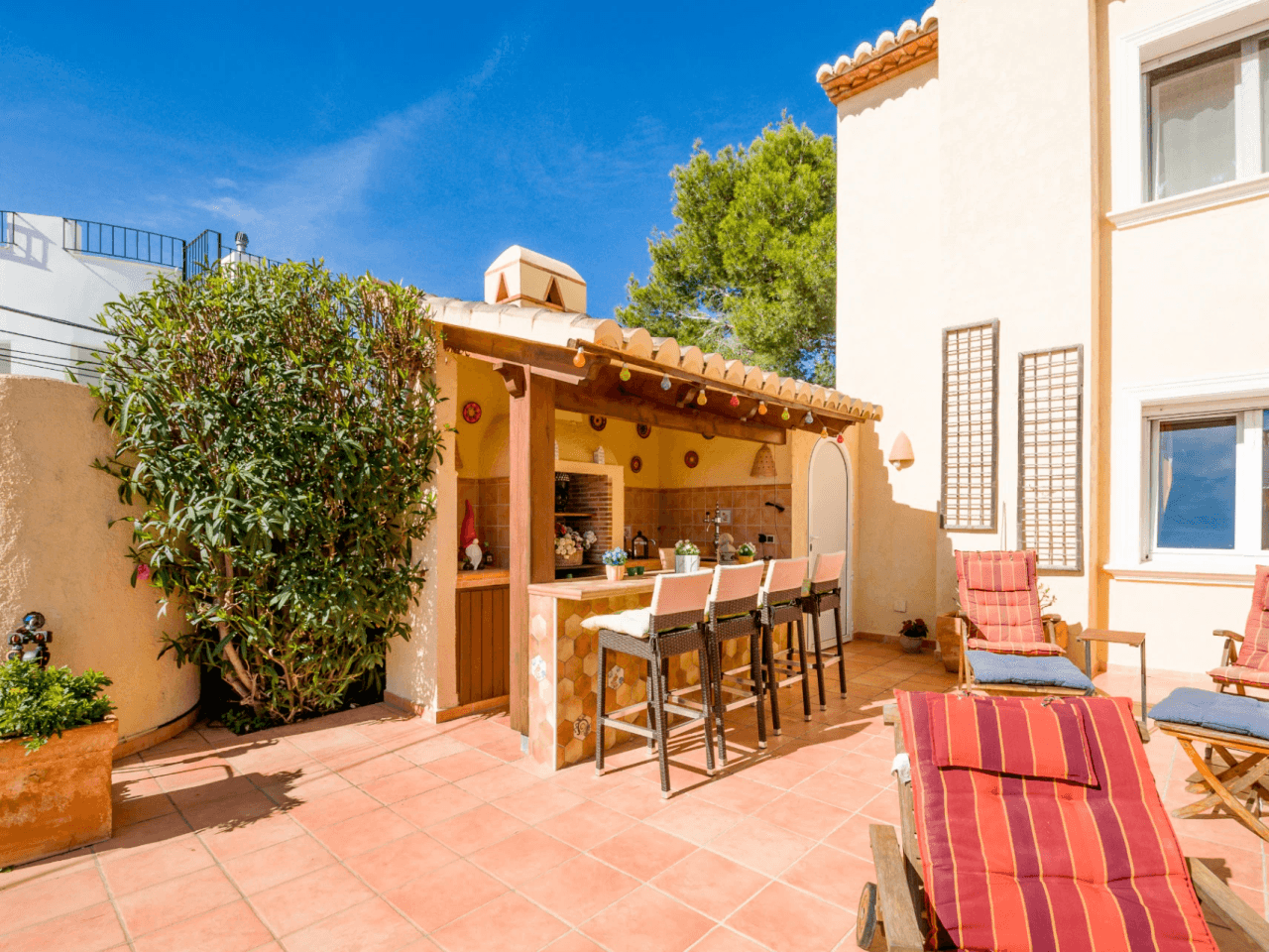 Villa à Benissa avec vue sur la mer et appartement invités séparé