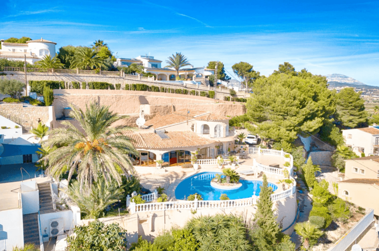 C’est probablement l’une des plus belles vues sur la mer de Moraira.