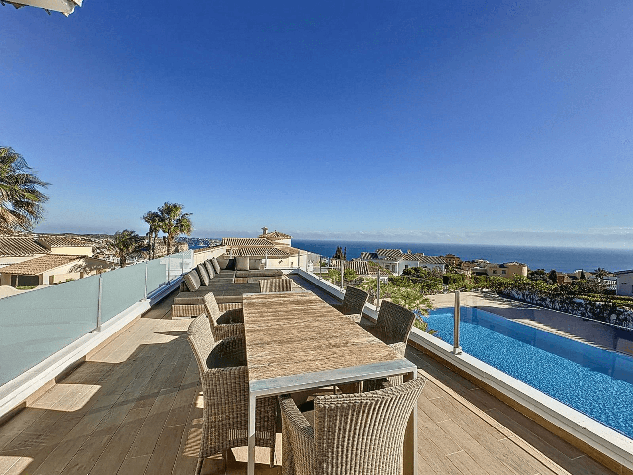 Villa Cumbre del Sol avec vue sur la mer à Magnolias