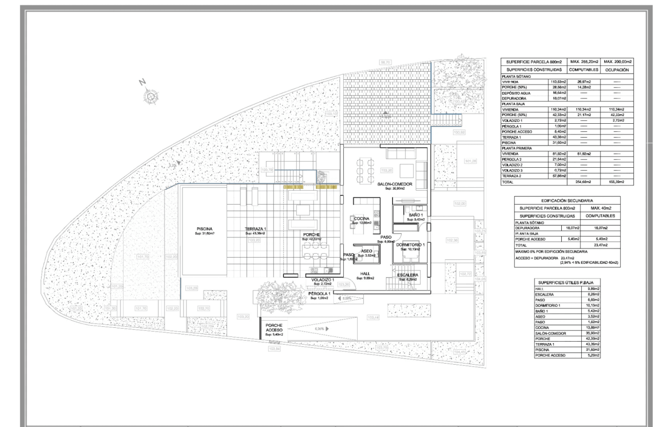 VILLA NOUVELLEMENT CONSTRUITE À TEULADA, SITUÉE DANS LE QUARTIER DE BENIMEIT