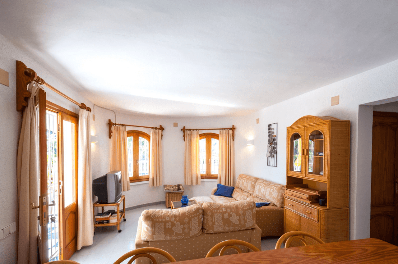 Villa méditerranéenne orientée sud-ouest à Benissa, près du club de golf San Jaime.