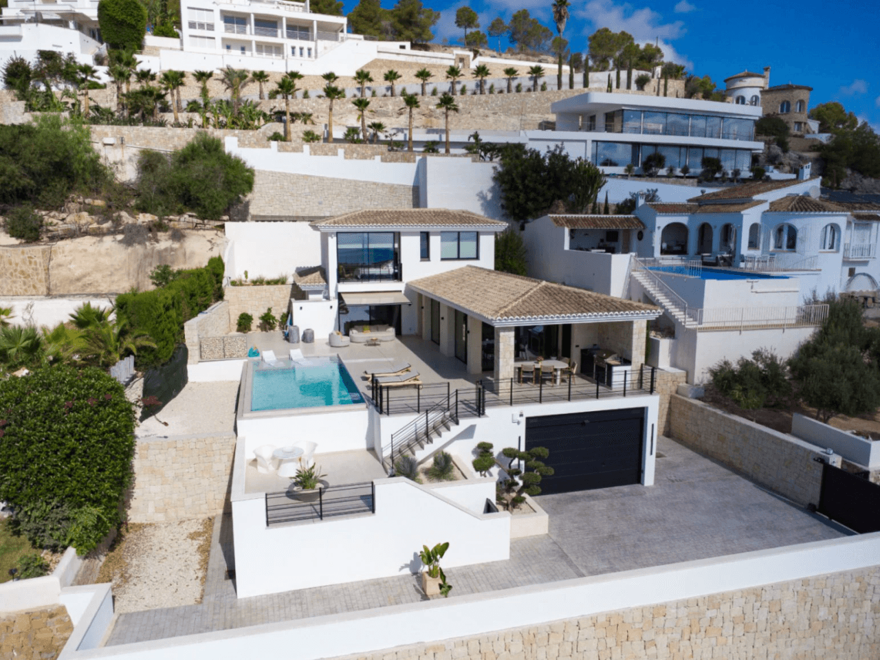 Luxe, Villa, Confort et Vues Spectaculaires à Benissa.