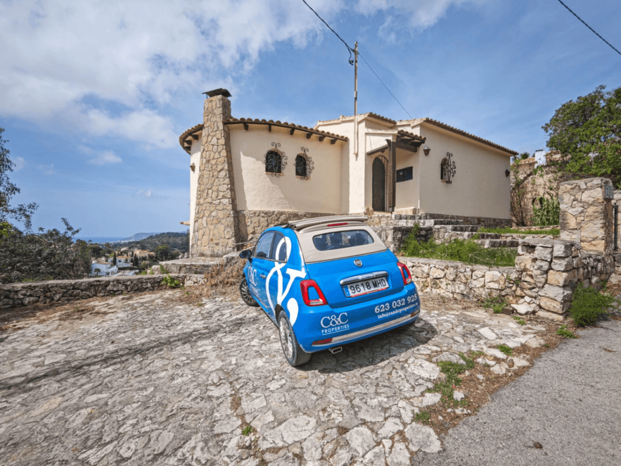 Vente de villa à rénover à Montemar, Benissa avec 3 chambres.