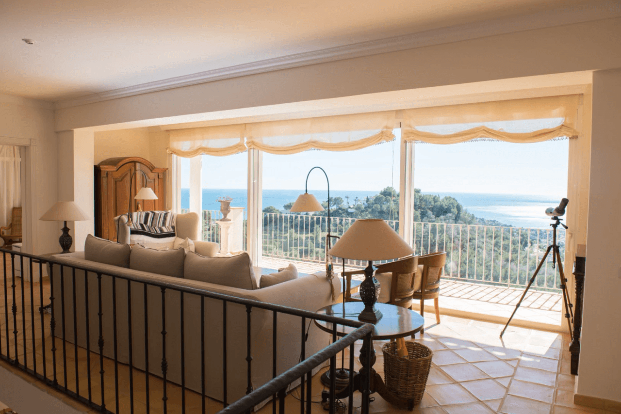 Villa avec des vues spectaculaires sur la mer à vendre à Teulada Moraira