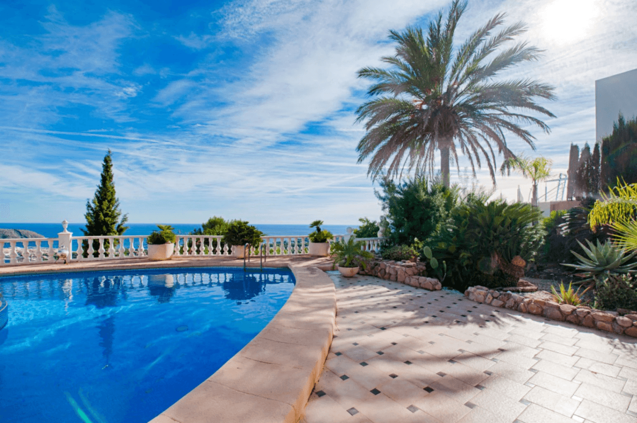 C’est probablement l’une des plus belles vues sur la mer de Moraira.
