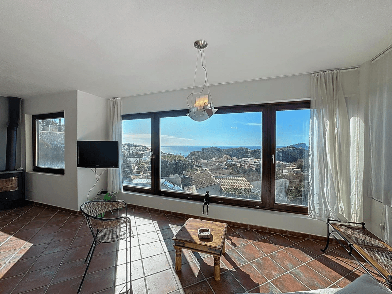Villa Cumbre del Sol avec vue sur la mer et piscine privée