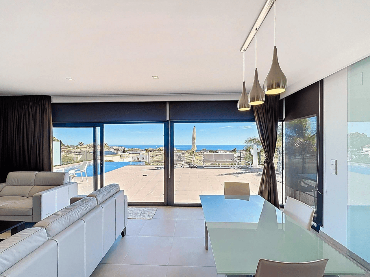 Cumbre del Sol Villa Moderne avec vue sur la mer