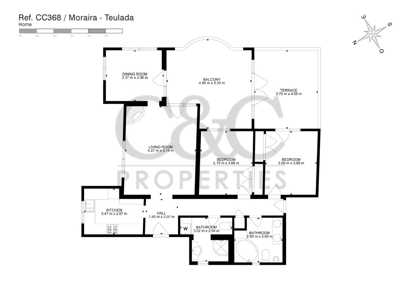 Villa à vendre avec 4 chambres à Benimeit, Moraira.