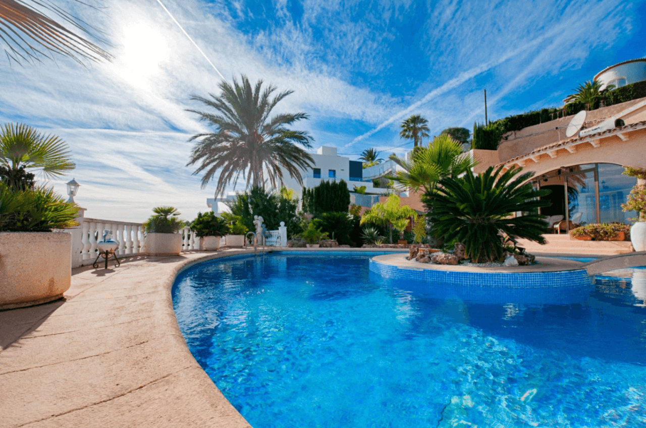 C’est probablement l’une des plus belles vues sur la mer de Moraira.