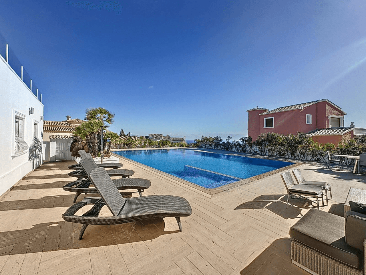 Villa Cumbre del Sol avec vue sur la mer à Magnolias