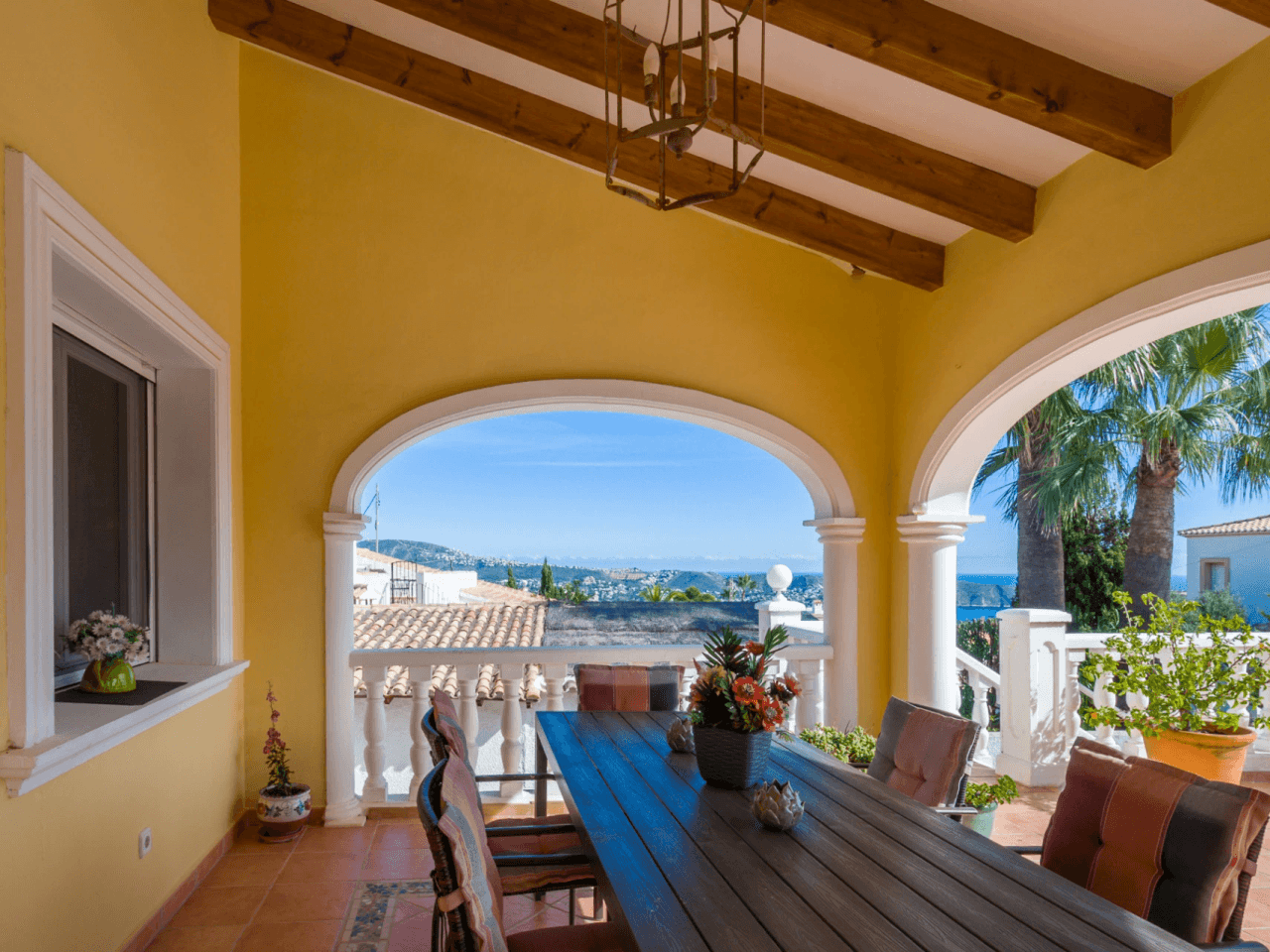 Villa à Benissa avec vue sur la mer et appartement invités séparé