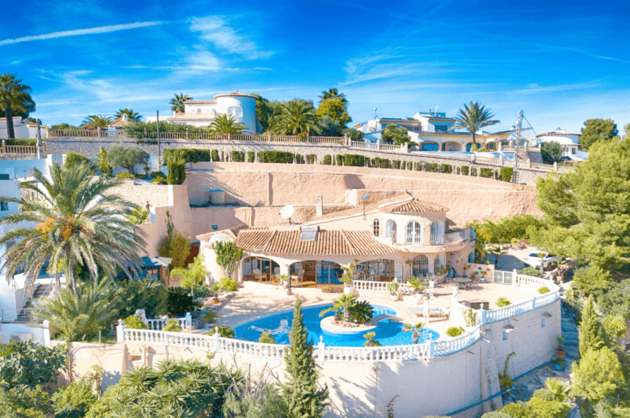 C’est probablement l’une des plus belles vues sur la mer de Moraira.
