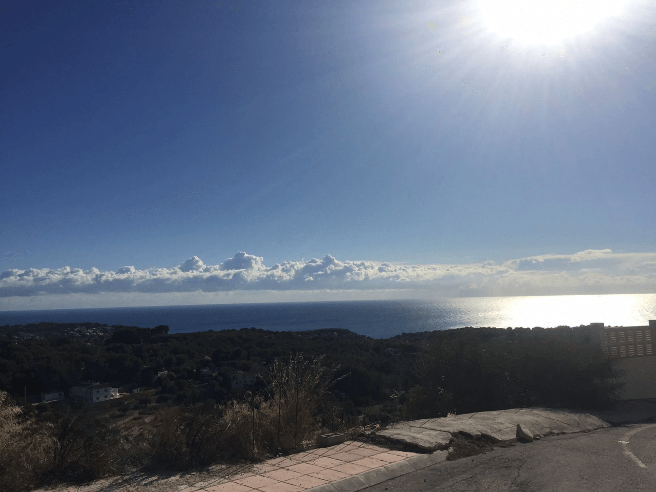 Terrain à vendre avec vue sur la mer à Benissa Costa