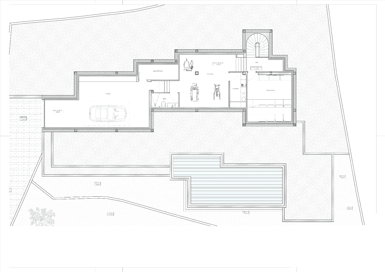 Villa neuve de style ibérique exclusive à Benissa avec vue panoramique et équipements de luxe.